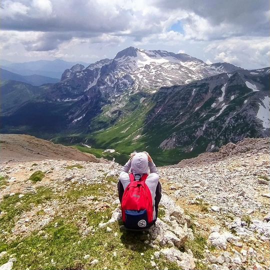 Гора Оштен. Восхождение. Поход с палатками