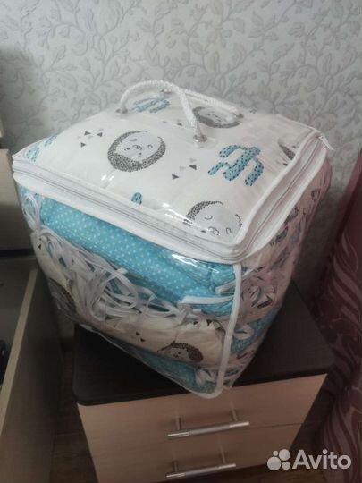 Комплект постельного белья в детскую кроватку