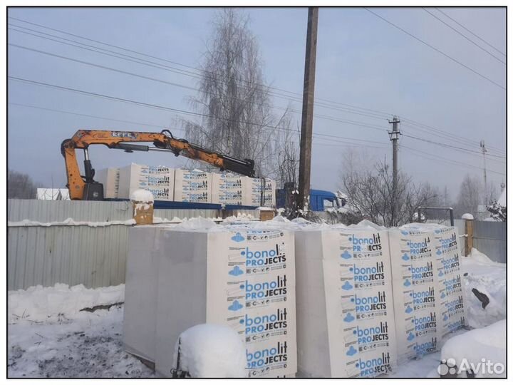 Газобетонные блоки с завода Бонолит