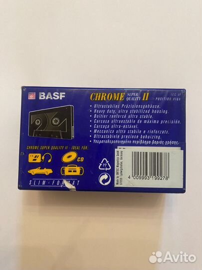 Пак аудиокассет Basf chrom super