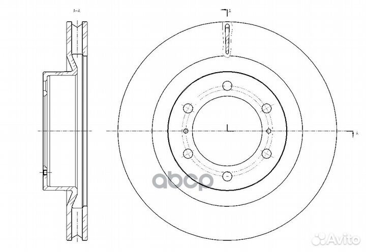 Диск тормозной вентилируемый g-brake gr-21220