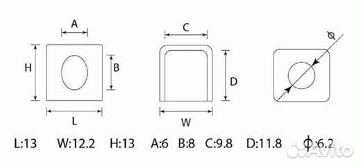 Акб Delta CT 1208 8 ah 150х66х94