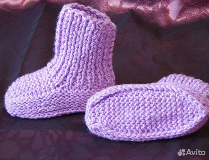 Носочки детские ручной вязки