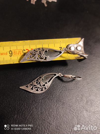 Серьги серебро 925 пробы