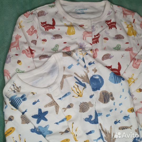 Слипы Primark и George 74 размер на 6-9месяцев