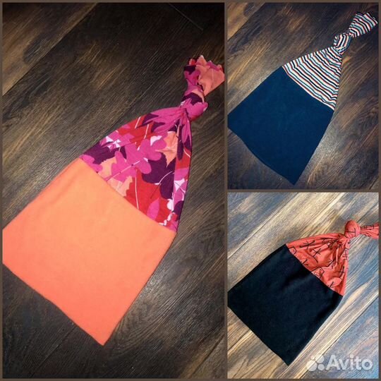 Лёгенькие шапки-колпаки 3 шт