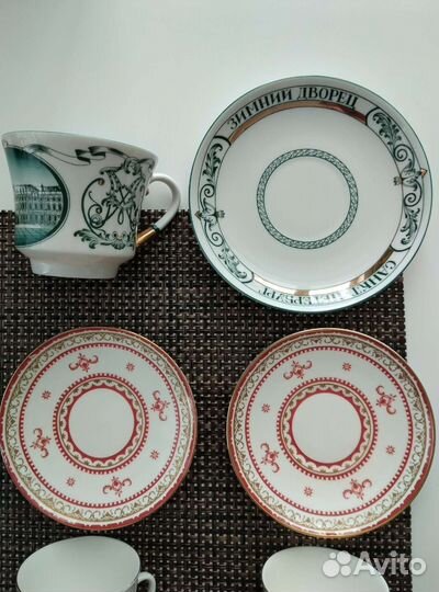 Чашки фарфоровые лфз коллекционные