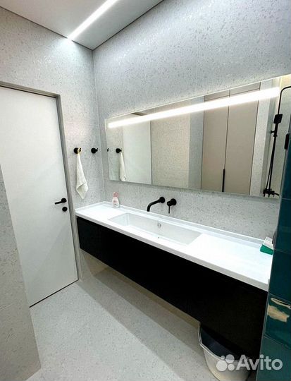 Шкаф в ванную на заказ с монтажом