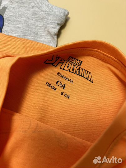 Майки летние для мальчика с&а 116