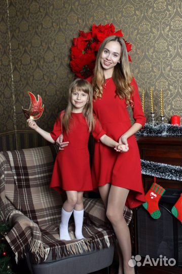 Платья мама -дочка )