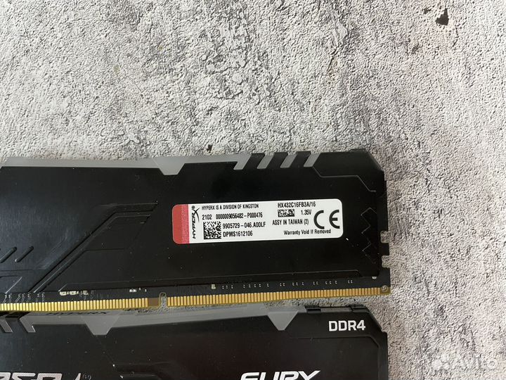 Ddr4 32gb 3200mhz hyperx fury rgb
