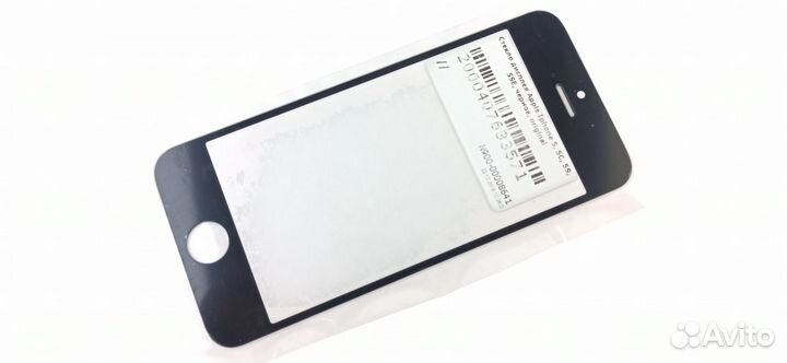 Стекло дисплея Apple iPhone 5, 5C, 5S, 5SE, черное