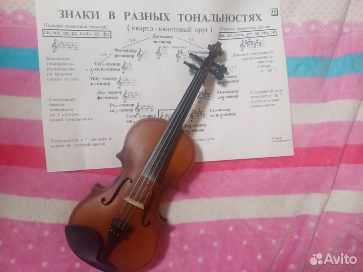 Скрипка детская 1/8