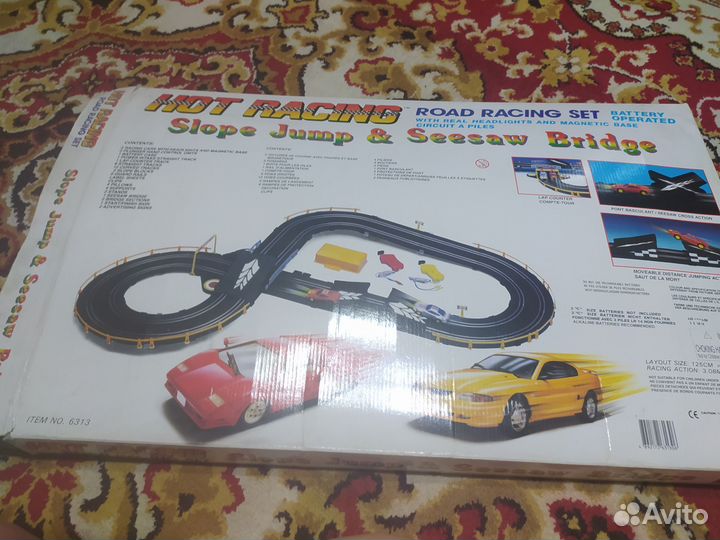 Автотрек с машинками 2000г