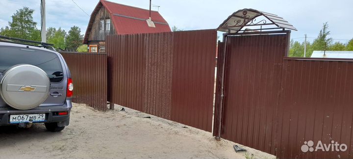 Ворота откатные Заборы ограждения