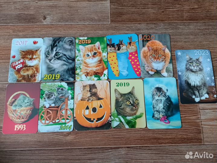 Календарики - кошки, собаки