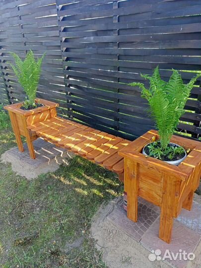 Лавочка без спинки