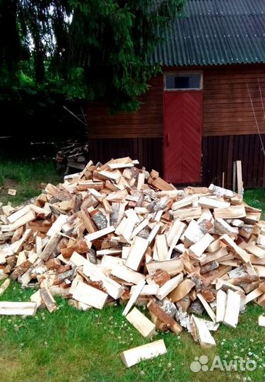 Дрова колотые сухие