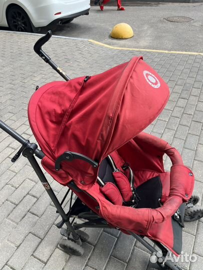 Коляска трость красная