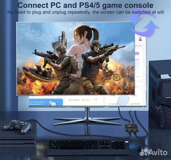 Коммутатор hdmi 2,1 сплиттер