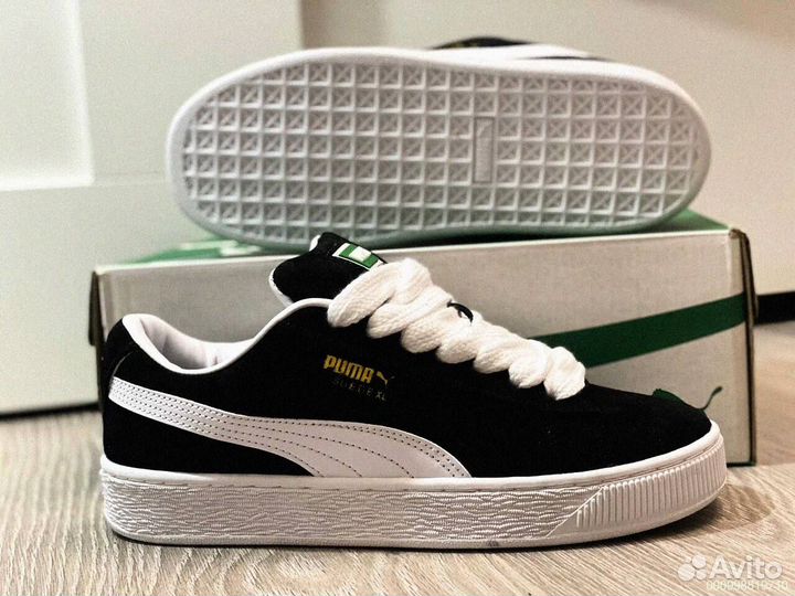 Кроссовки мужские Puma Suede XL “Black White “