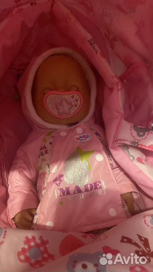 Коляска с пупсом Baby born