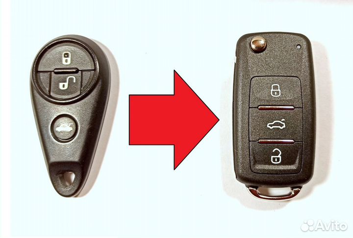 Ключ зажигания Subaru Legacy / Tribeca / Forester