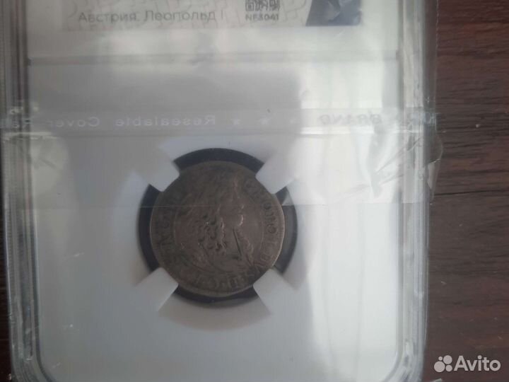 3 крейцера 1689 Австрия Леопольд