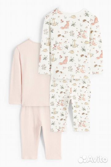 Пижама в рубчик для девочки c&a 80,86