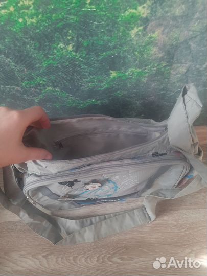 Сумка женская через плечо серая