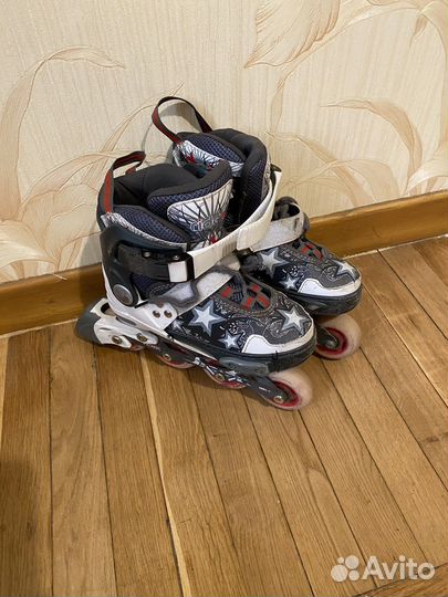 Роликовые коньки размер 30-33