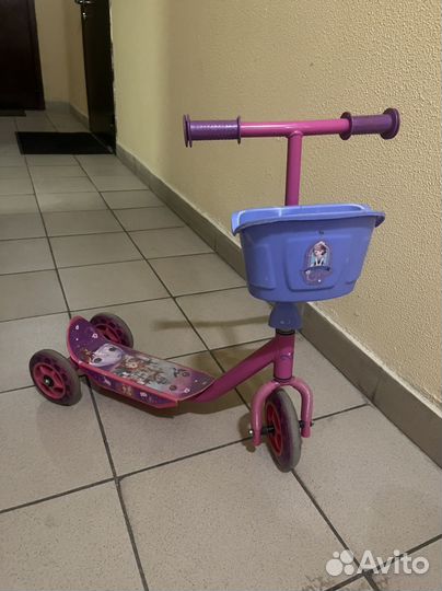 Детский велосипед и самокат бу