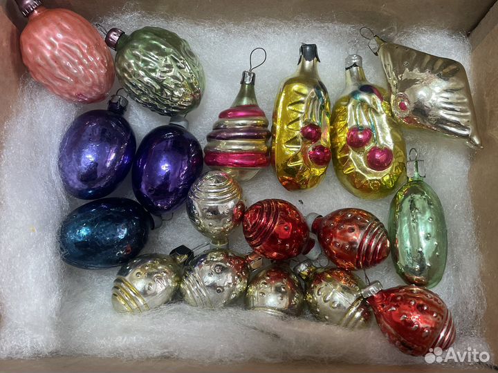 Елочные игрушки СССР