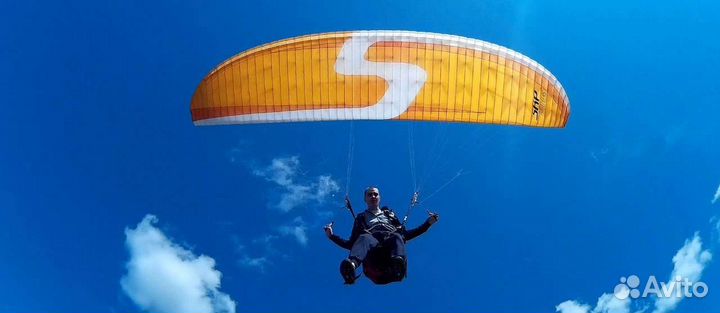 Комплект: параплан, подвесная система и запаска
