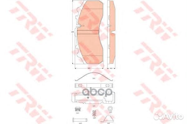 Тормозные колодки Knorr SB7/SN7 gdb5067 TRW