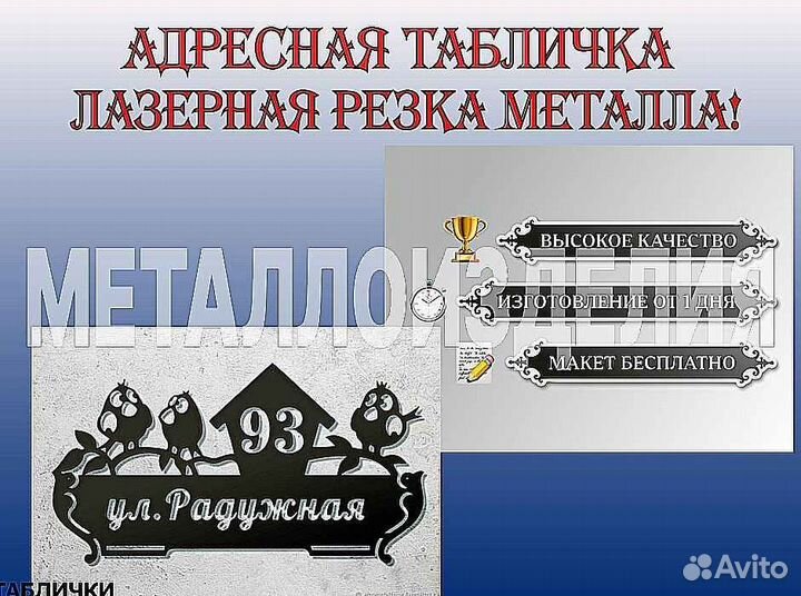 Адресные таблички