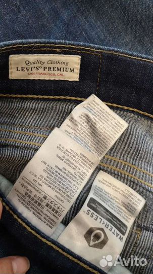 Оригинал Джинсы levis 511 и 508, размер 34*34