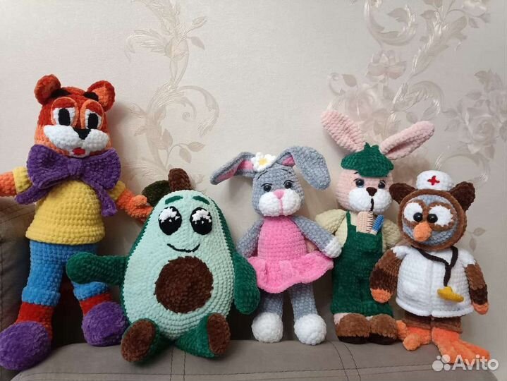 Мягкие игрушки Амигуруми