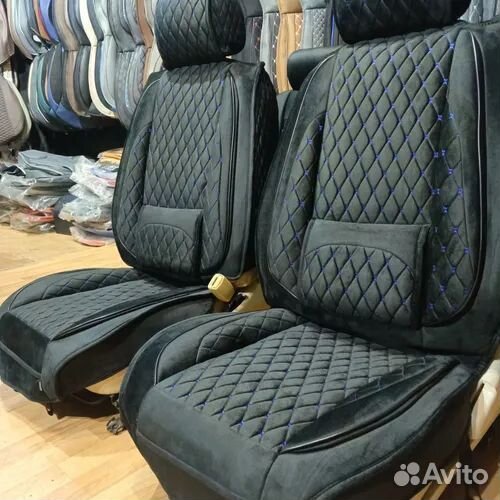 Авто чехлы на весь салон из Алькантары