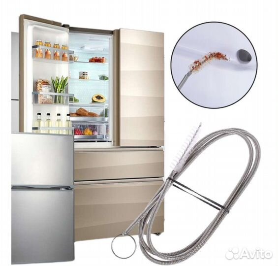 Гибкая щётка для очистки сливов и водостоков