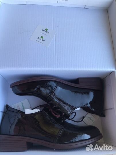 Полуботинки женские, 38р, нат.кожа. Новые