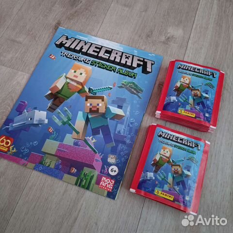 Panini Майнкрафт - альбом и 50 пакетиков