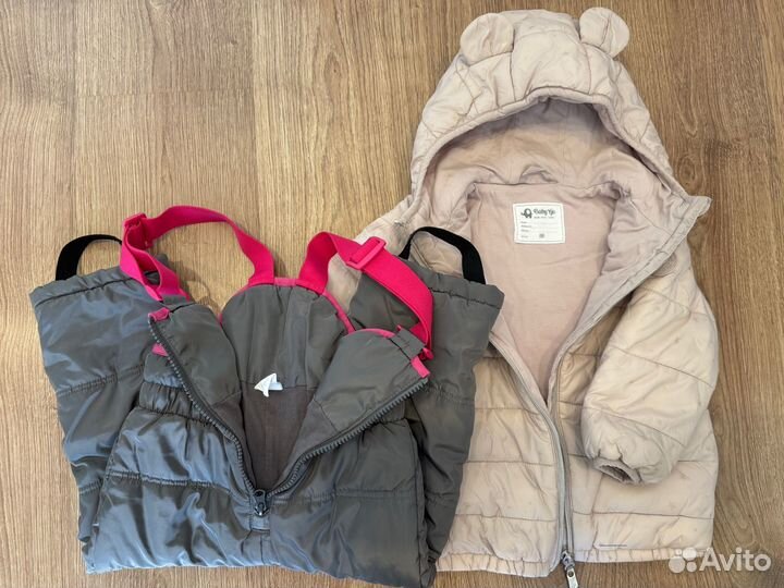 Демисезонный костюм для девочки 86