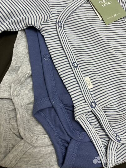 Набор боди h&m на мальчика 56р