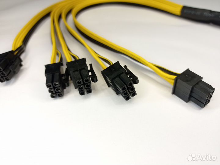 Кабель для asic коса для блока питания 5х6pin