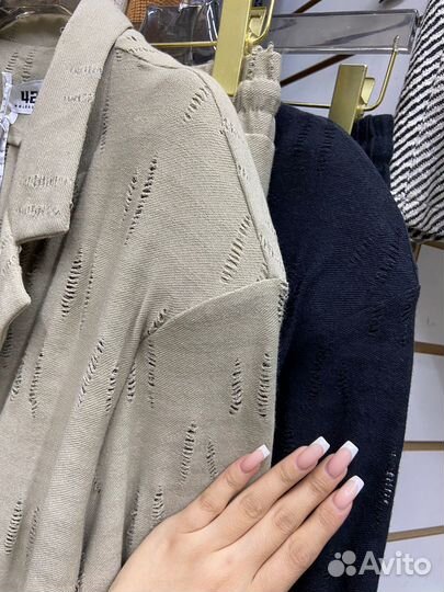 Стильный трикотажный костюм