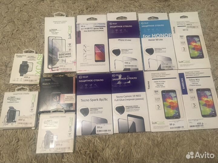 Чехлы на телефон и защитнын стекла