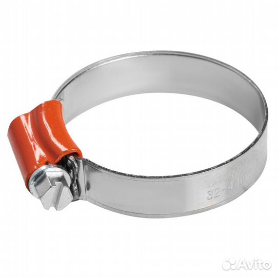 Ahcs13 Хомут 32-44/11,7 мм, червячный, усиленный, w1 (оцинк.), 1 шт. (ahc-s-13)