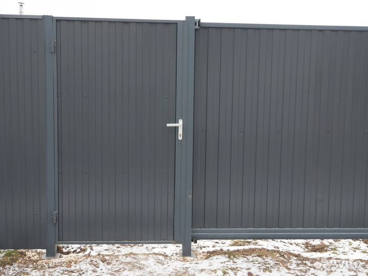 Заборы из профнастила