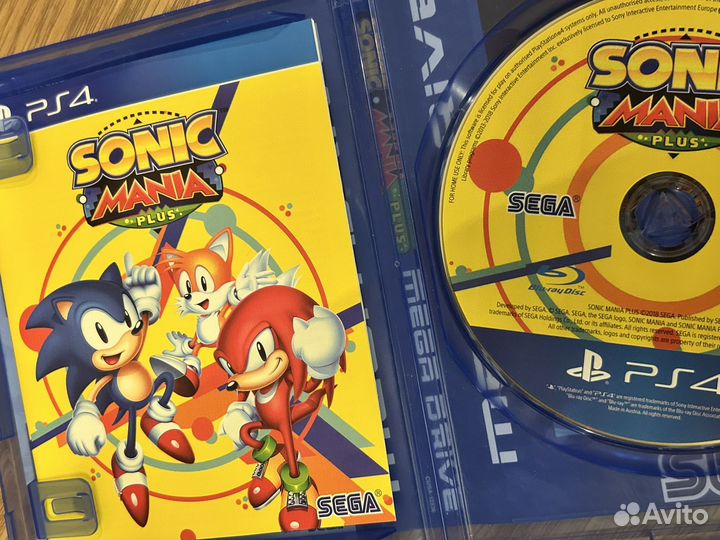 Игра Sonic Mania Plus (PlayStation 4, Англ версия)